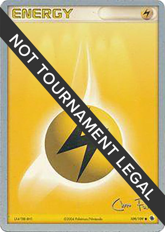Image for Lightning Energy - 2004 (Chris Fulop) (109/109) (World Championship Decks) - Pokemon