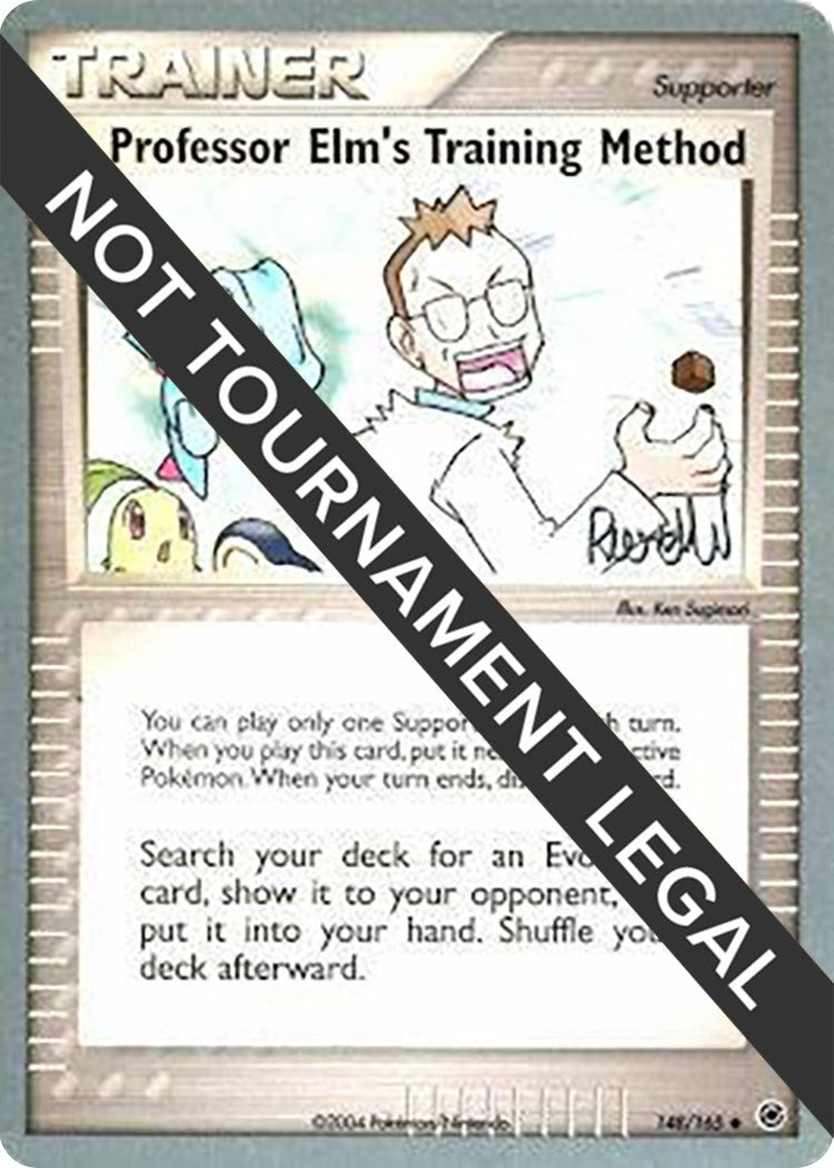 Image for Professor Elm's Training Method - 2004 (Reed Weichler) (148/165) (World Championship Decks) - Pokemon