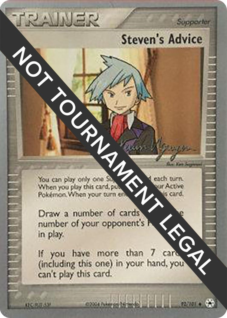 Image for Steven's Advice - 2004 (Kevin Nguyen) (92/101) (World Championship Decks) - Pokemon