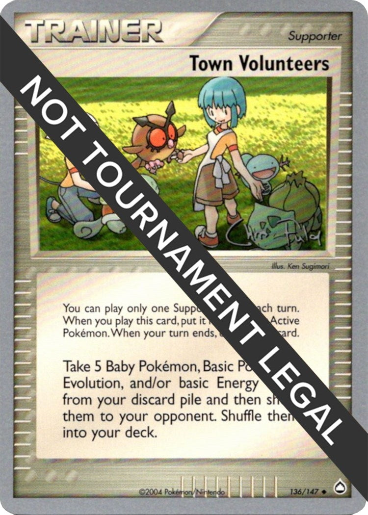 Image for Town Volunteers - 2004 (Chris Fulop) (136/147) (World Championship Decks) - Pokemon