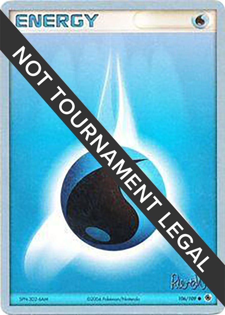 Image for Water Energy - 2004 (Reed Weichler) (106/109) (World Championship Decks) - Pokemon