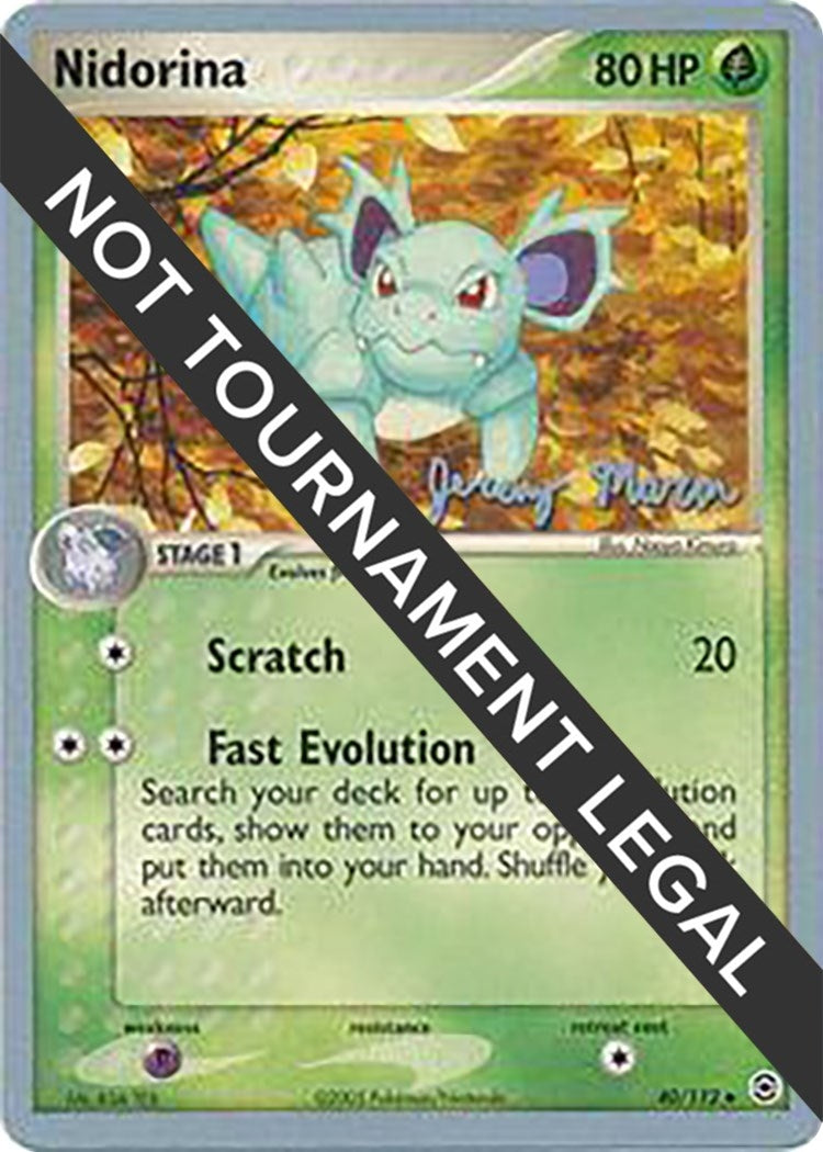 Image for Nidorina - 2005 (Jeremy Maron) (40/112) (World Championship Decks) - Pokemon