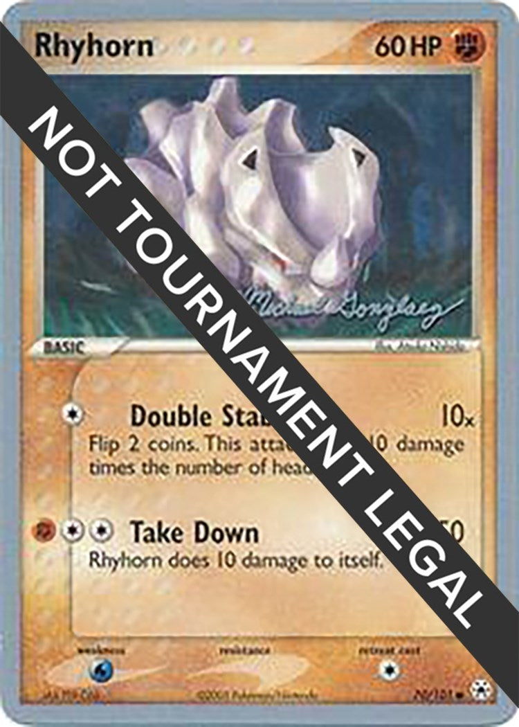 Image for Rhyhorn - 2005 (Michael Gonzalez) (70/101) (World Championship Decks) - Pokemon