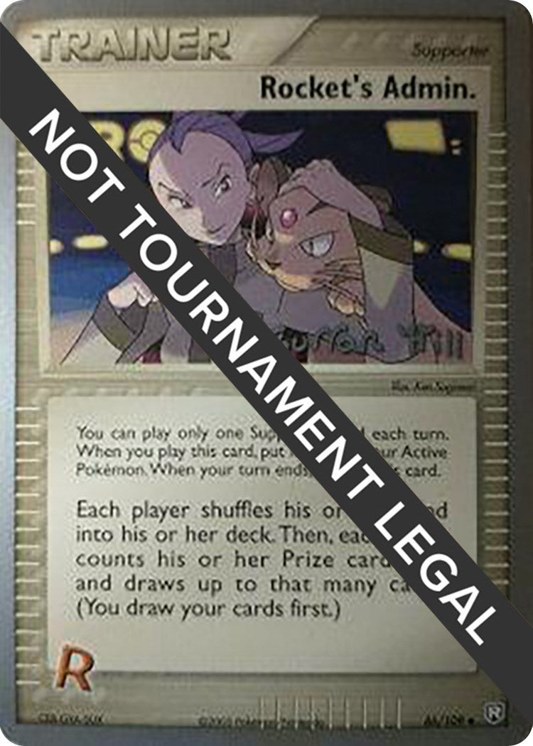 Image for Rocket's Admin. - 2005 (Curran Hill) (86/109) (World Championship Decks) - Pokemon