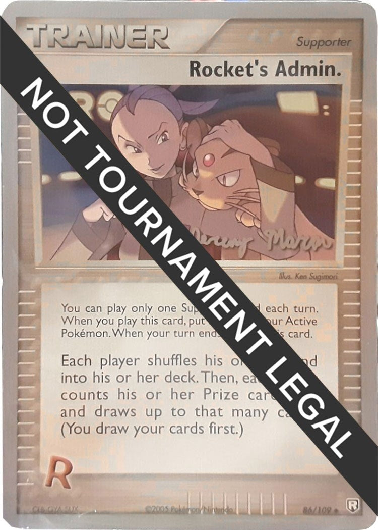 Image for Rocket's Admin. - 2005 (Jeremy Moran) (86/109) (World Championship Decks) - Pokemon