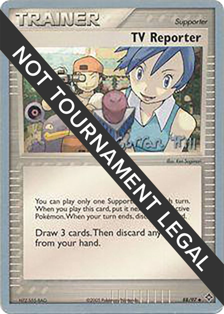 Image for TV Reporter - 2005 (Curran Hill) (88/97) (World Championship Decks) - Pokemon