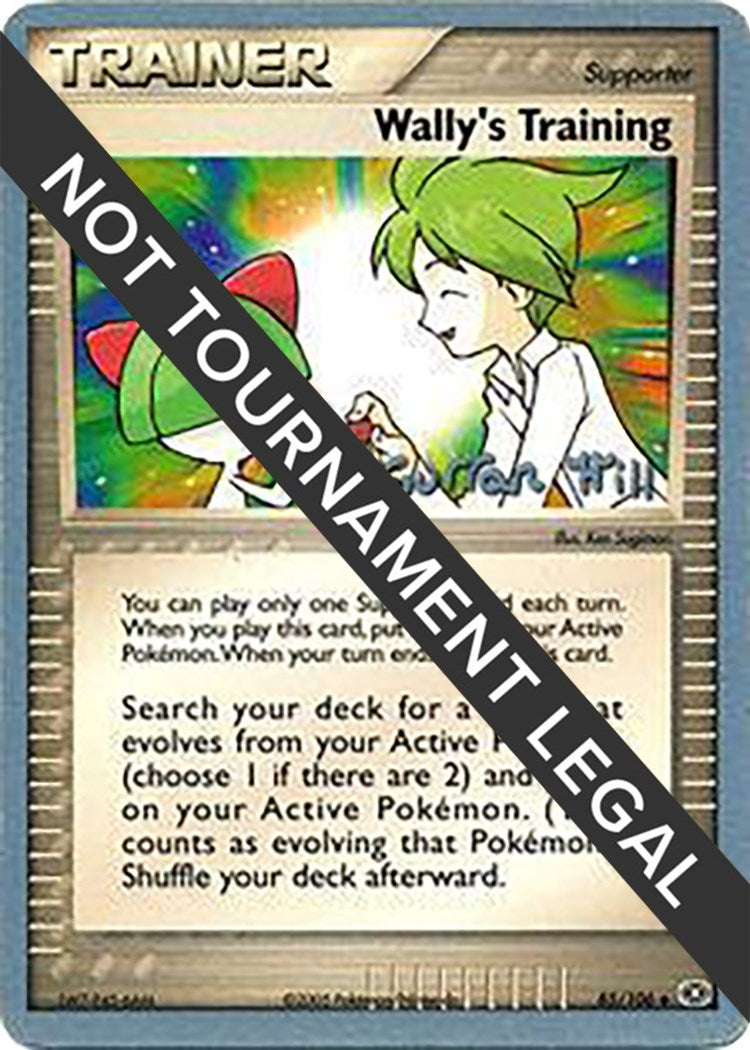 Image for Wally's Training - 2005 (Curran Hill) (85/106) (World Championship Decks) - Pokemon
