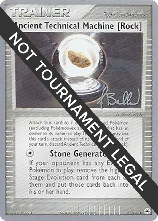 Image for Ancient Technical Machine [Rock] - 2006 (Jimmy Ballard) (85/101) (World Championship Decks) - Pokemon