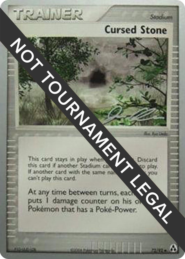 Image for Cursed Stone - 2006 (Jason Klaczynski) (72/92) (World Championship Decks) - Pokemon