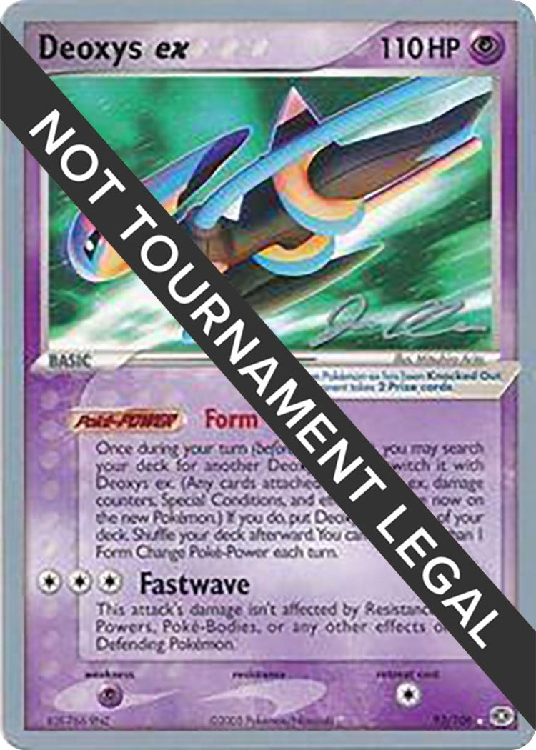 Image for Deoxys ex - 2006 (Jason Klaczynski) (93/106) (World Championship Decks) - Pokemon