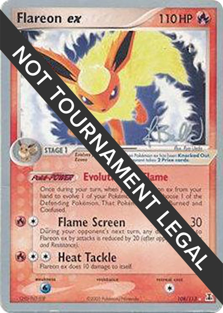 Image for Flareon ex - 2006 (Jimmy Ballard) (108/113) (World Championship Decks) - Pokemon