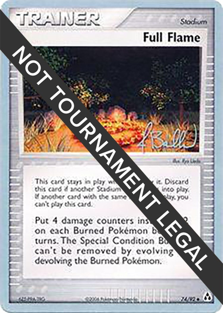 Image for Full Flame - 2006 (Jimmy Ballard) (74/92) (World Championship Decks) - Pokemon