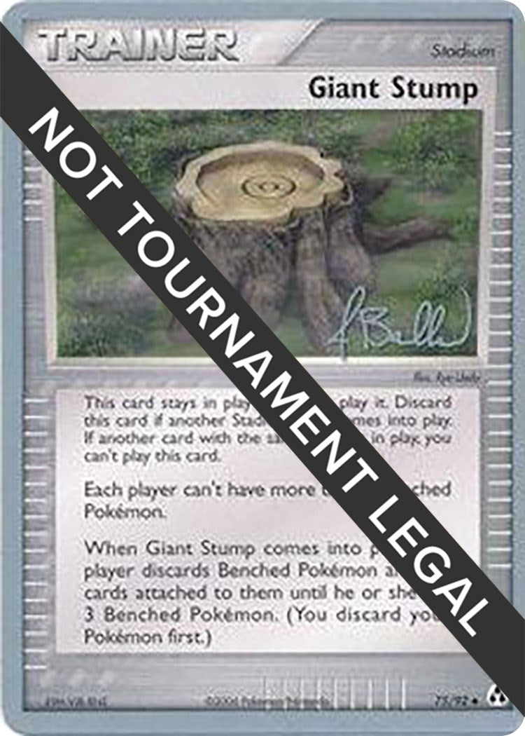 Image for Giant Stump - 2006 (Jimmy Ballard) (75/92) (World Championship Decks) - Pokemon