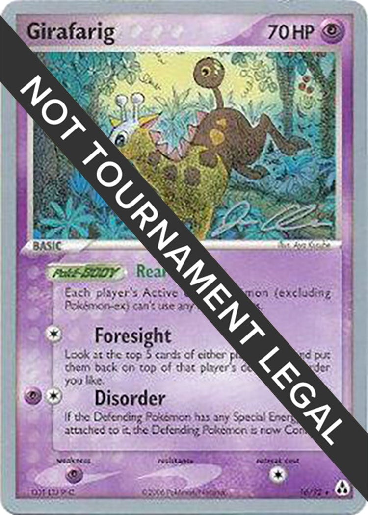 Image for Girafarig - 2006 (Jason Klaczynski) (16/92) (World Championship Decks) - Pokemon