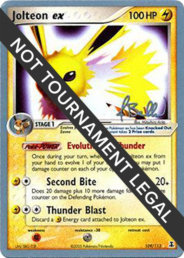 Image for Jolteon ex - 2006 (Jimmy Ballard) (109/113) (World Championship Decks) - Pokemon