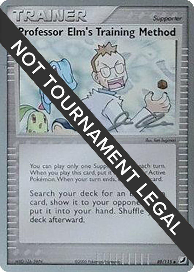 Image for Professor Elm's Training Method - 2006 (Jason Klaczynski) (89/115) (World Championship Decks) - Pokemon
