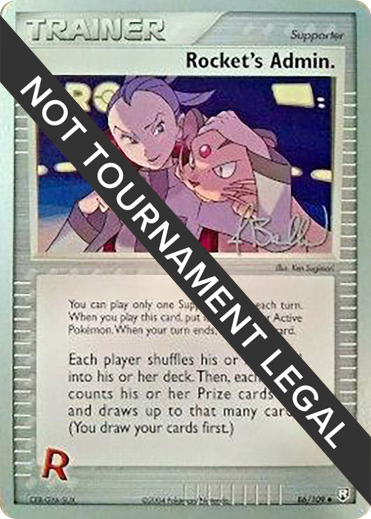Image for Rocket's Admin. - 2006 (Jimmy Ballard) (86/109) (World Championship Decks) - Pokemon