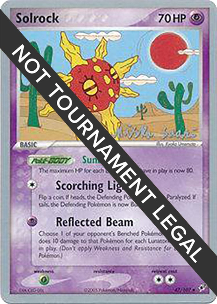 Image for Solrock (47) - 2006 (Miska Saari) (47/107) (World Championship Decks) - Pokemon