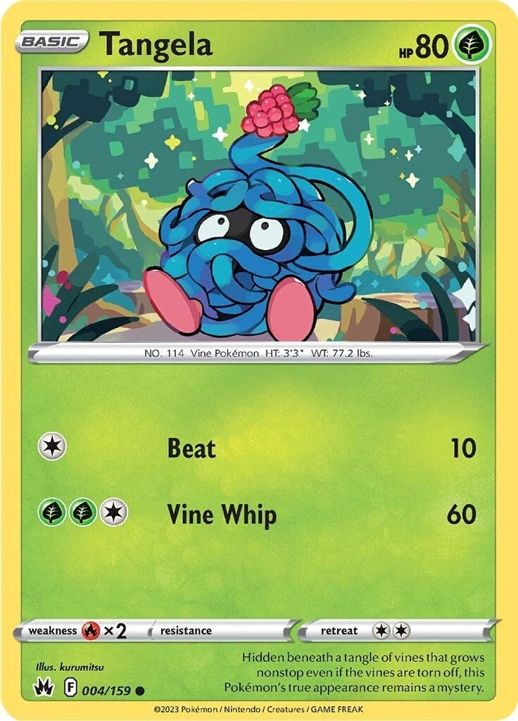 Image for Tangela (004/159) (Crown Zenith) - Pokemon