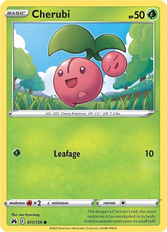 Image for Cherubi (011/159) (Crown Zenith) - Pokemon