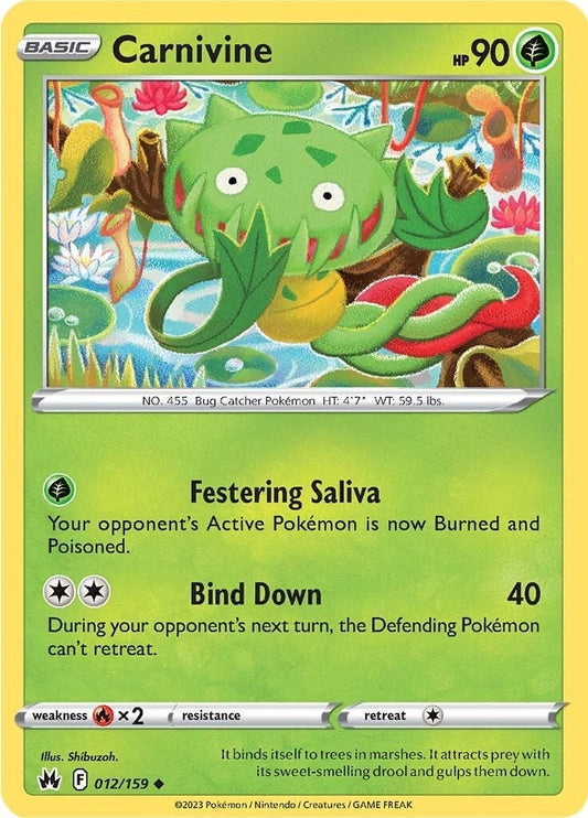 Image for Carnivine (012/159) (Crown Zenith) - Pokemon