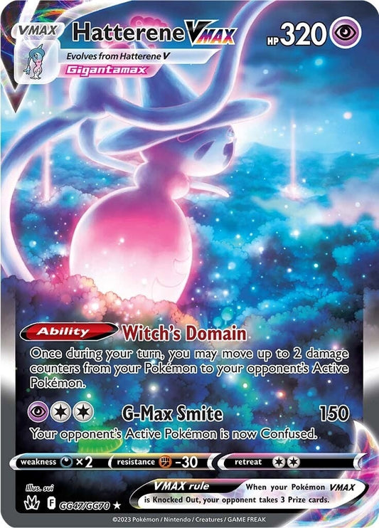 Image for Hatterene VMAX (GG47/GG70) (Crown Zenith: Galarian Gallery) - Pokemon