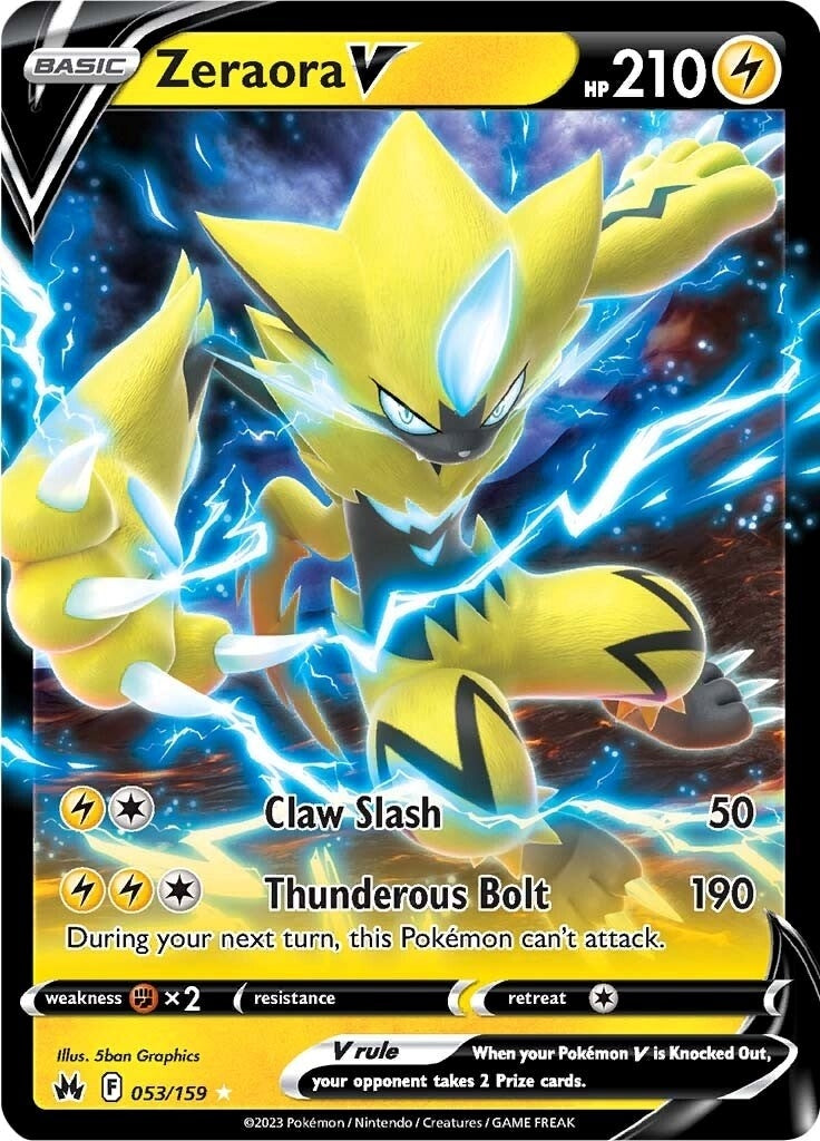 Image for Zeraora V (053/159) (Crown Zenith) - Pokemon