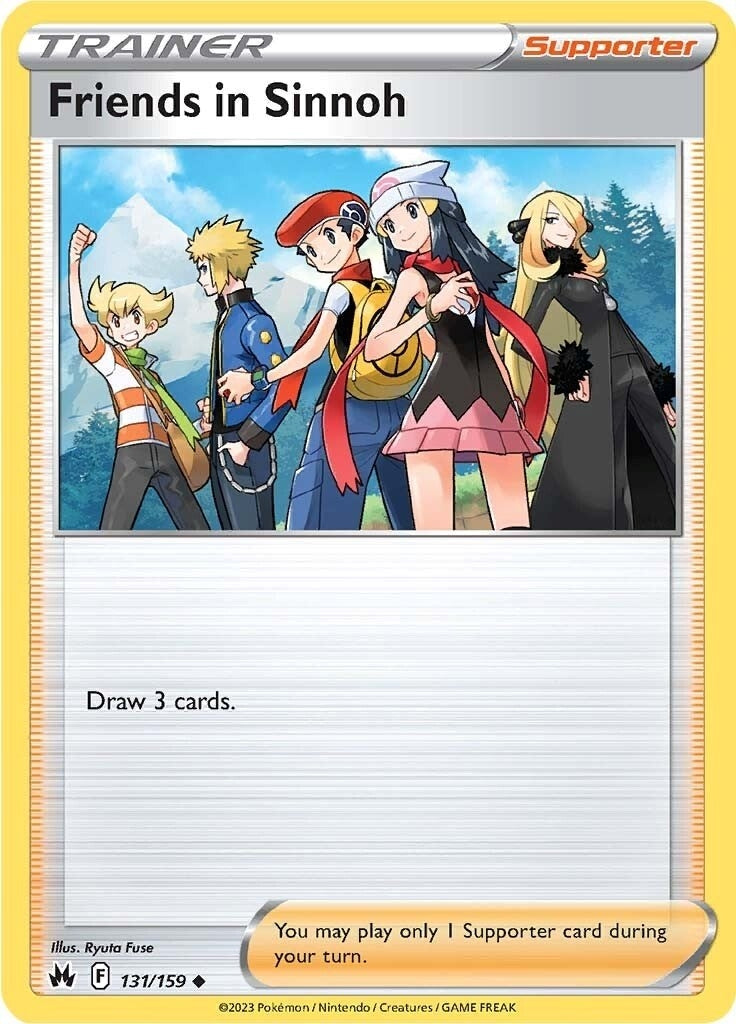 Image for Friends in Sinnoh (131/159) (Crown Zenith) - Pokemon