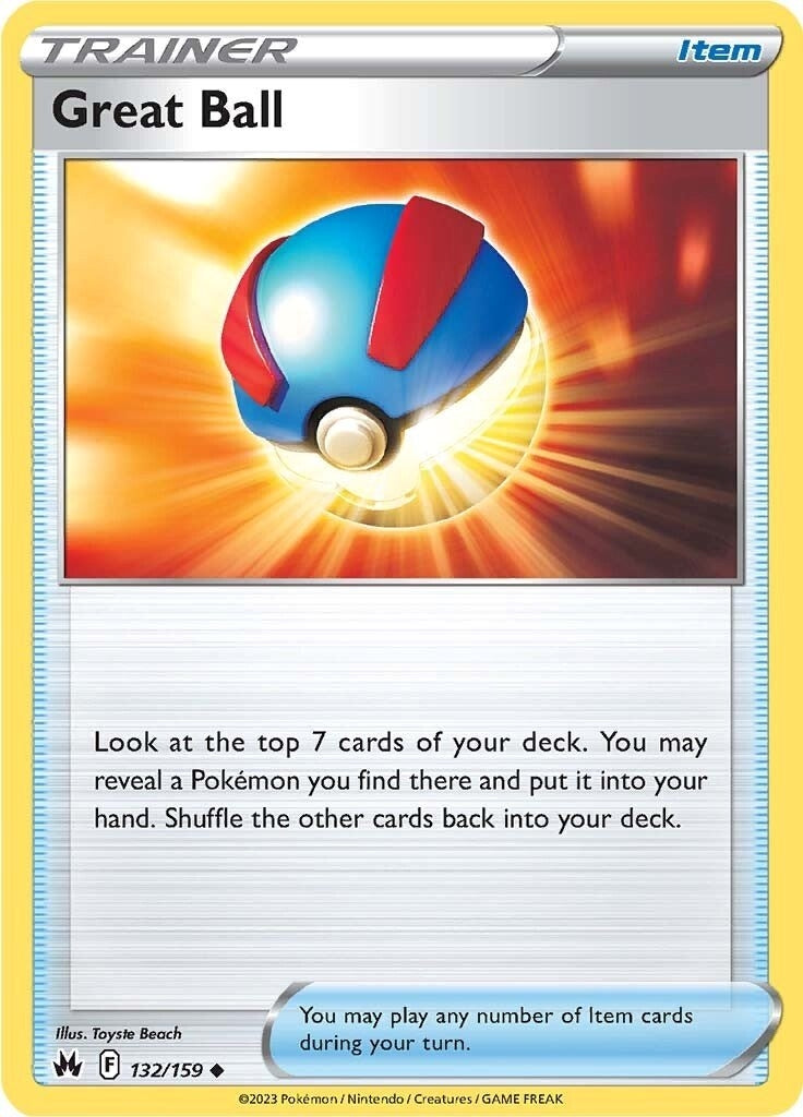 Image for Great Ball (132/159) (Crown Zenith) - Pokemon