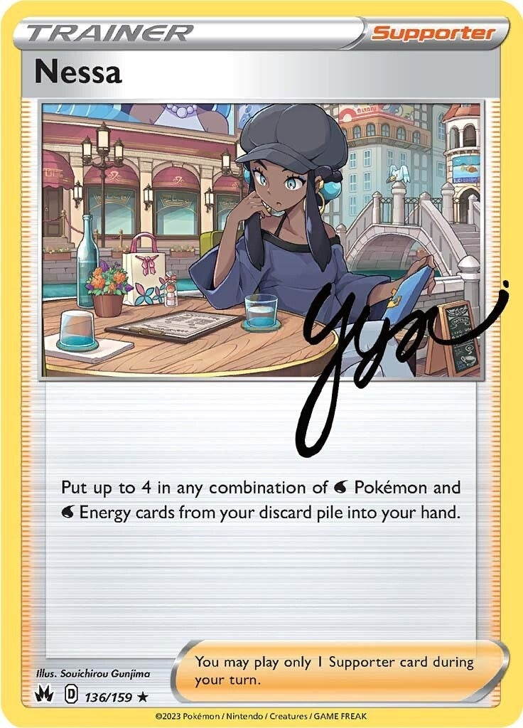 Image for Nessa (136/159) (Crown Zenith) - Pokemon