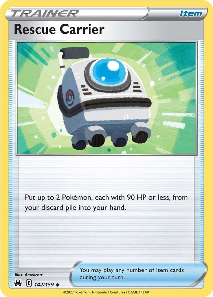 Image for Rescue Carrier (142/159) (Crown Zenith) - Pokemon