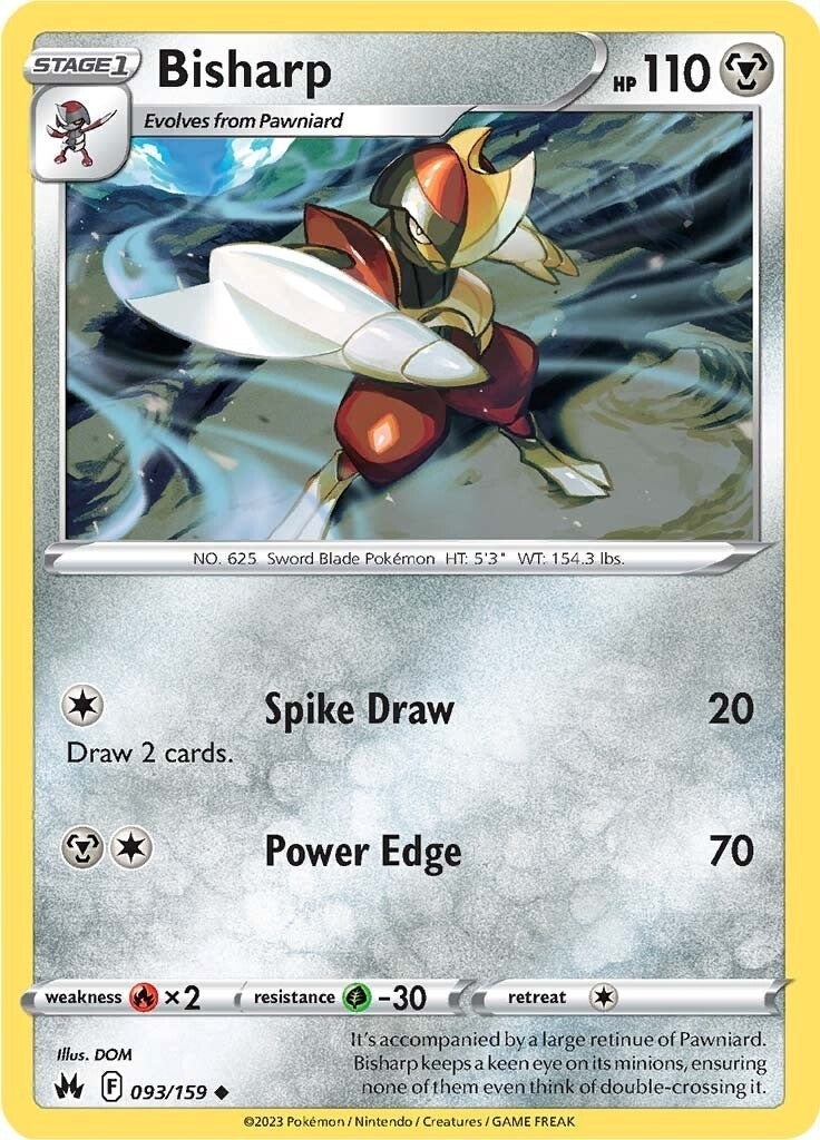 Image for Bisharp (093/159) (Crown Zenith) - Pokemon