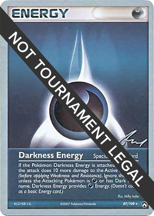 Image for Darkness Energy - 2007 (Tom Roos) (87/108) (World Championship Decks) - Pokemon