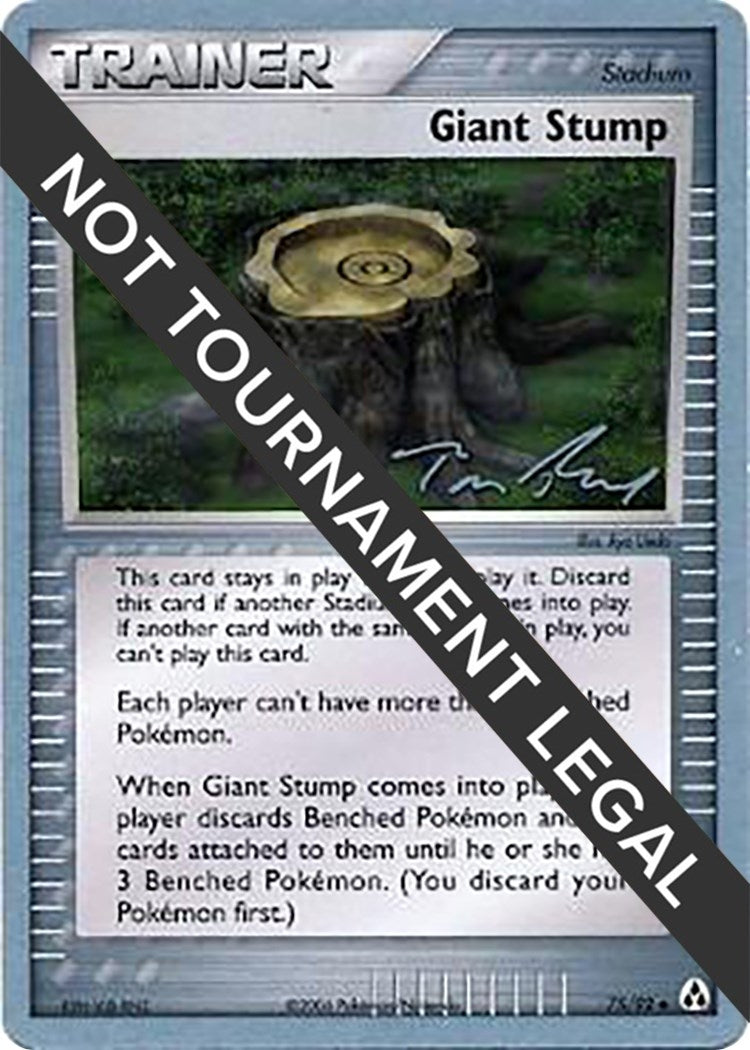 Image for Giant Stump - 2007 (Tom Roos) (75/92) (World Championship Decks) - Pokemon