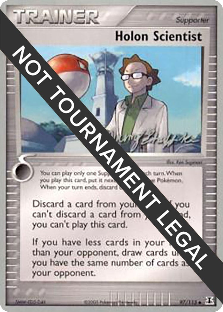 Image for Holon Scientist - 2007 (Jeremy Scharff-Kim) (97/113) (World Championship Decks) - Pokemon