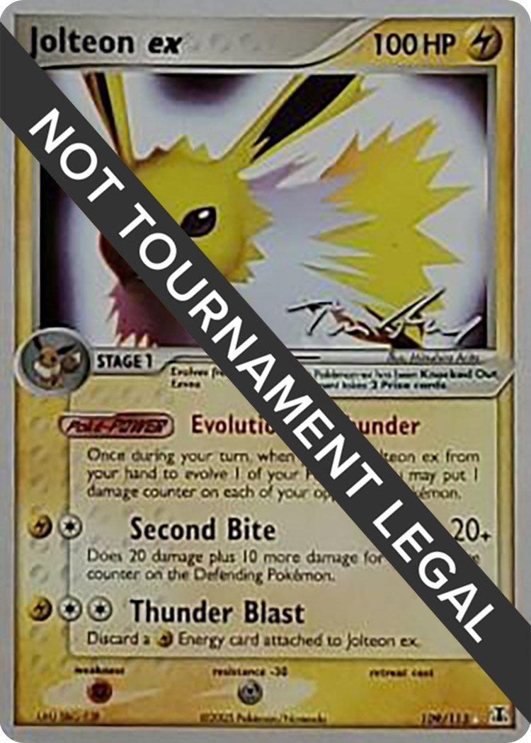 Image for Jolteon ex - 2007 (Tom Roos) (109/113) (World Championship Decks) - Pokemon