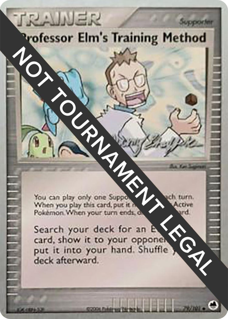 Image for Professor Elm's Training Method - 2007 (Jeremy Scharff-Kim) (79/101) (World Championship Decks) - Pokemon