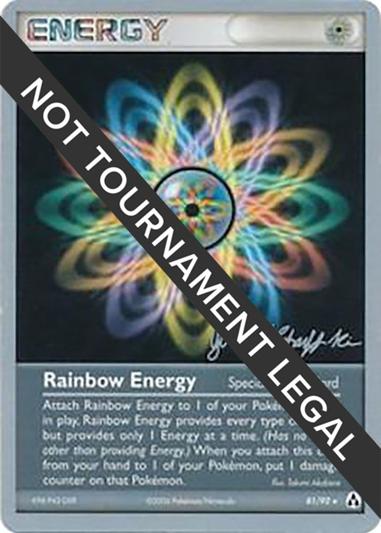 Image for Rainbow Energy - 2007 (Jeremy Scharff-Kim) (81/92) (World Championship Decks) - Pokemon
