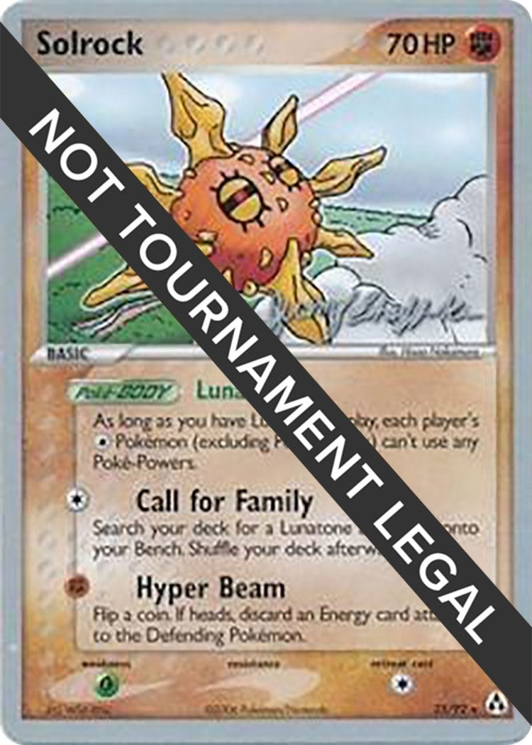 Image for Solrock (25) - 2007 (Jeremy Scharff-Kim) (25/92) (World Championship Decks) - Pokemon