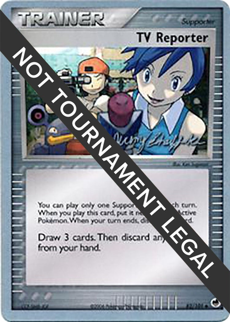Image for TV Reporter - 2007 (Jeremy Scharff-Kim) (82/101) (World Championship Decks) - Pokemon