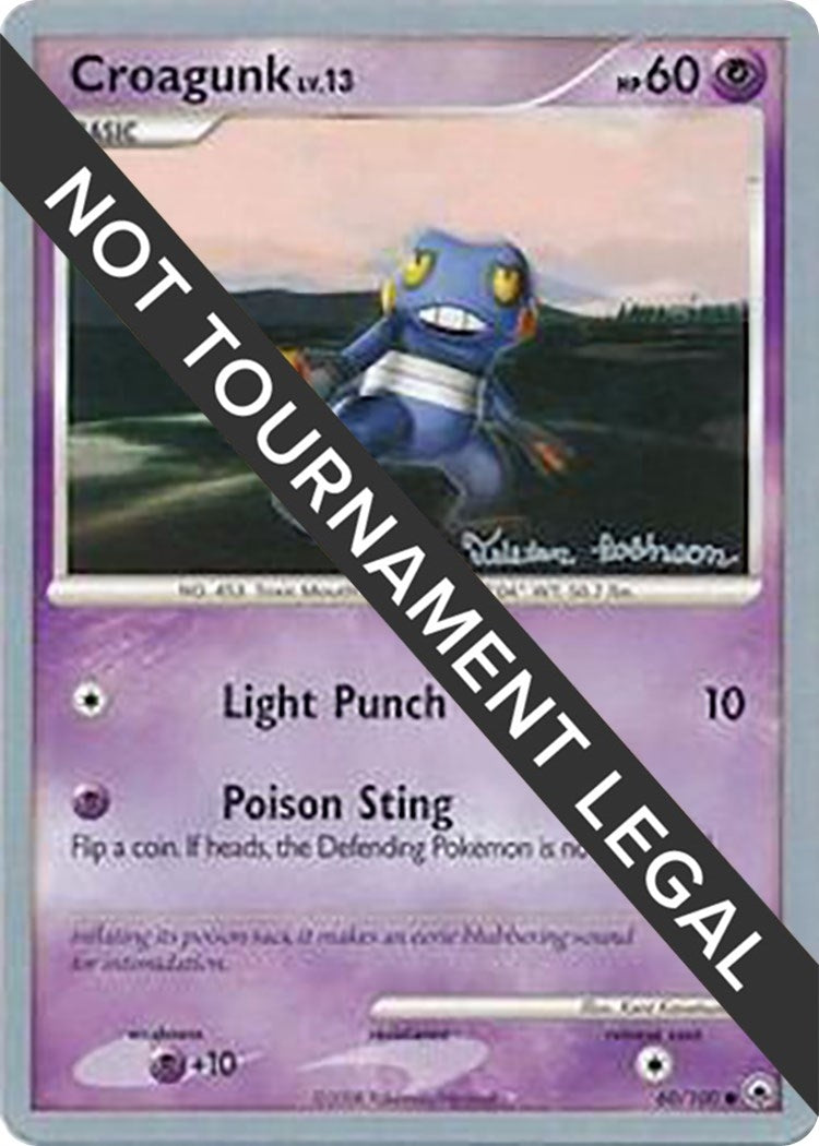 Image for Croagunk - 2008 (Tristan Robinson) (60/100) (World Championship Decks) - Pokemon