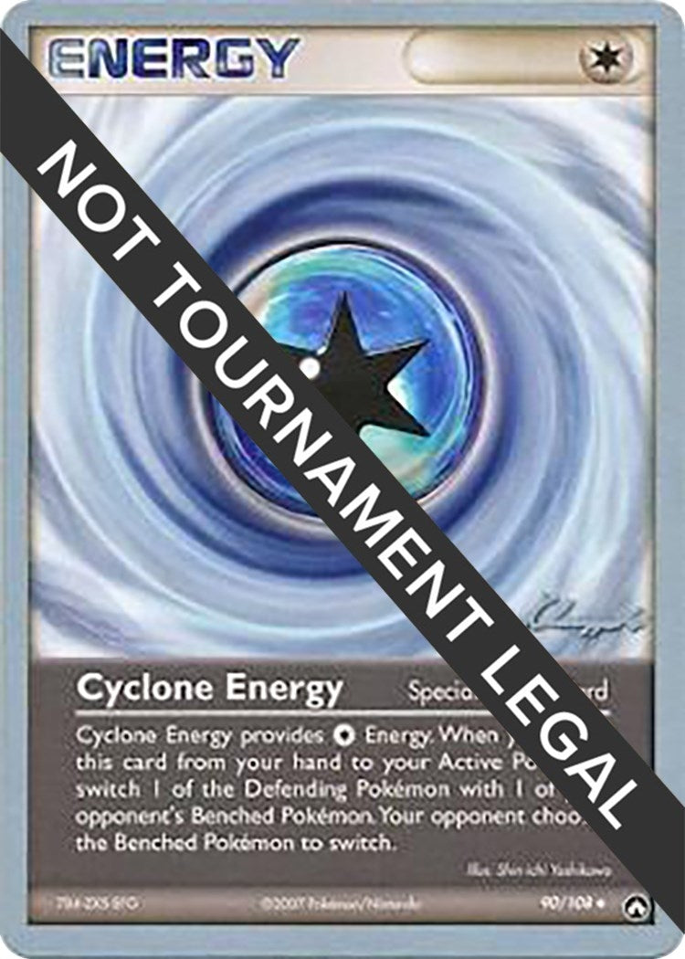 Image for Cyclone Energy - 2008 (Jason Klaczynski) (90/108) (World Championship Decks) - Pokemon