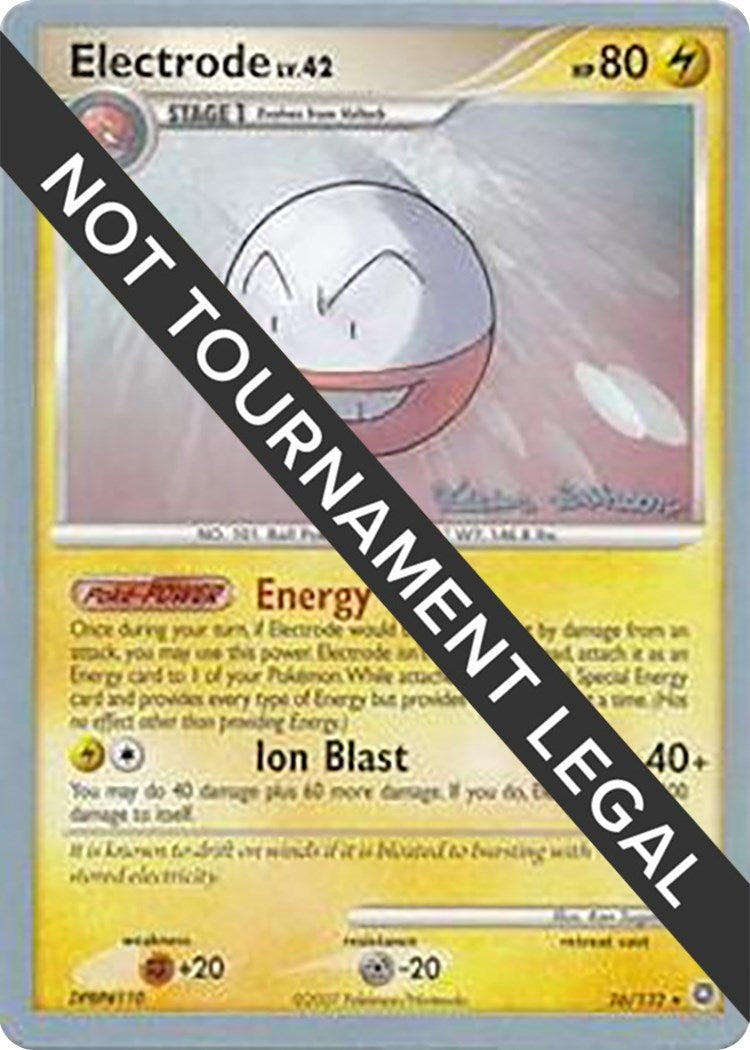 Image for Electrode - 2008 (Tristan Robinson) (26/132) (World Championship Decks) - Pokemon