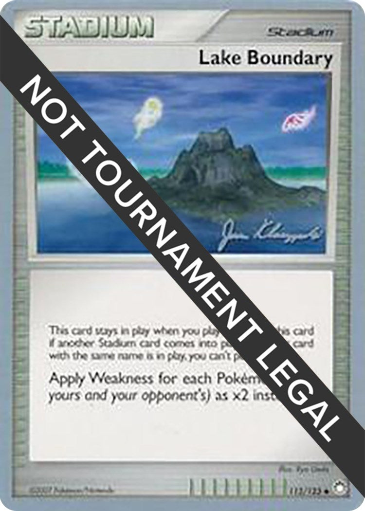 Image for Lake Boundary - 2008 (Jason Klaczynski) (112/123) (World Championship Decks) - Pokemon