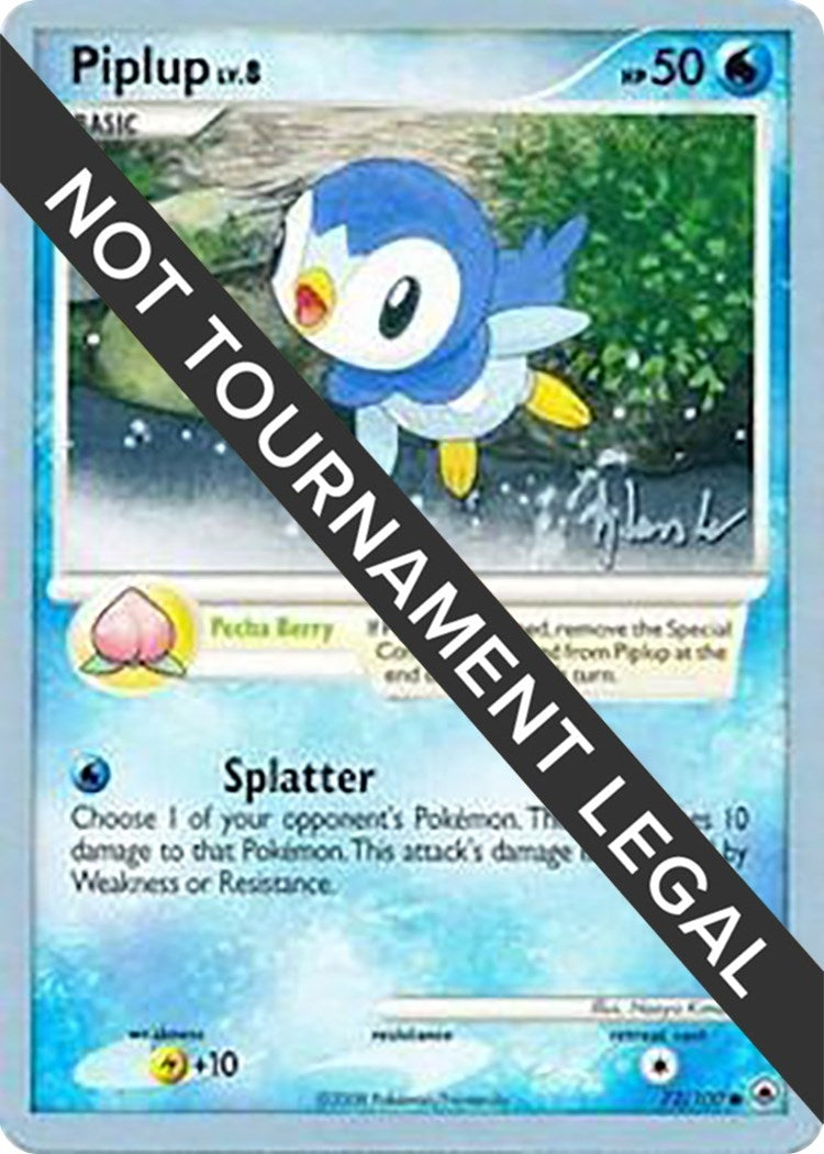 Image for Piplup (72) - 2008 (Dylan Lefavour) (72/100) (World Championship Decks) - Pokemon