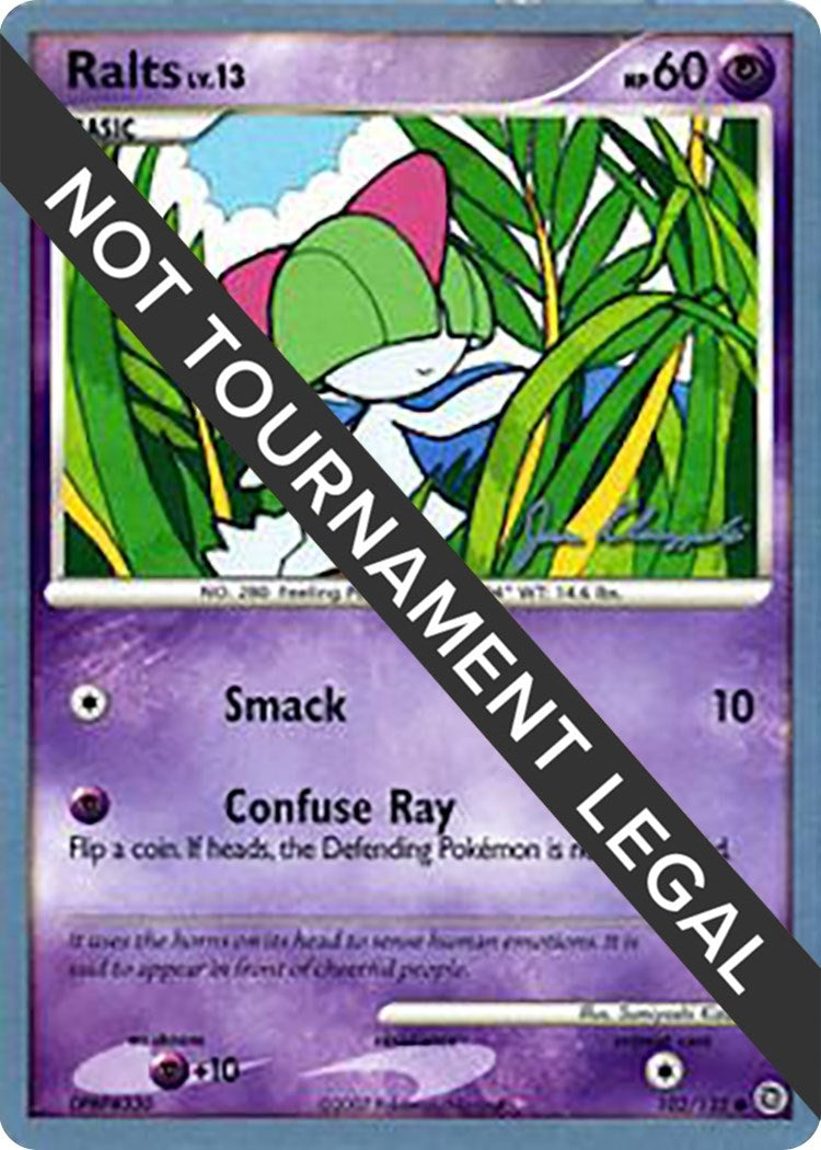 Image for Ralts (102) - 2008 (Jason Klaczynski) (102/132) (World Championship Decks) - Pokemon