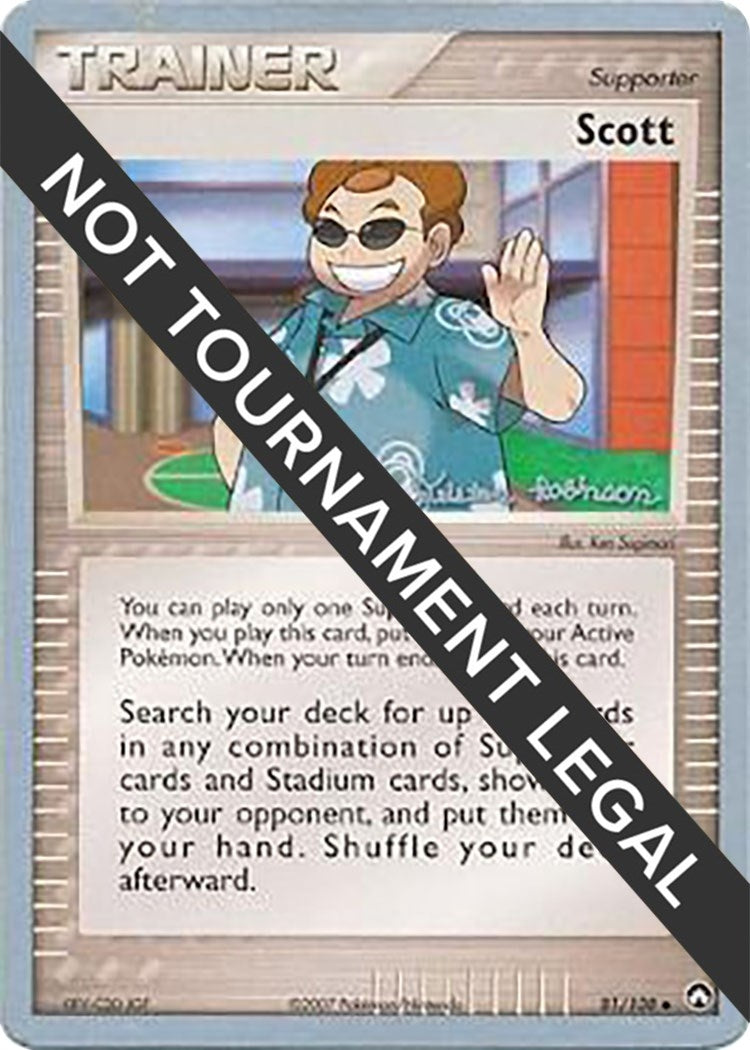 Image for Scott - 2008 (Tristan Robinson) (81/108) (World Championship Decks) - Pokemon