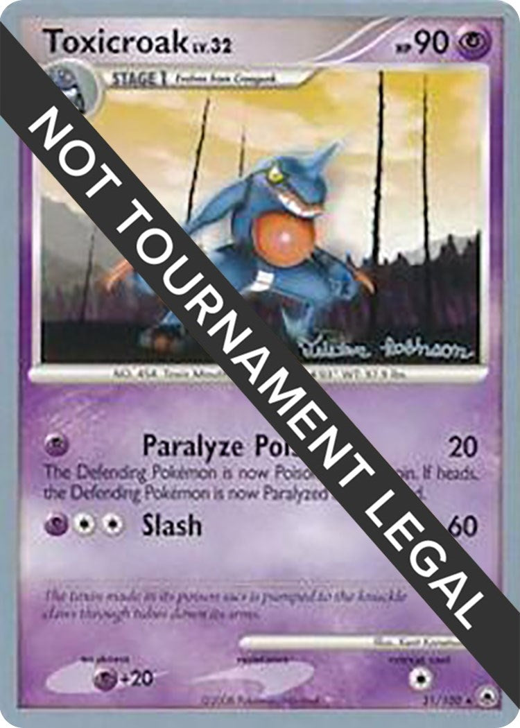 Image for Toxicroak - 2008 (Tristan Robinson) (31/100) (World Championship Decks) - Pokemon