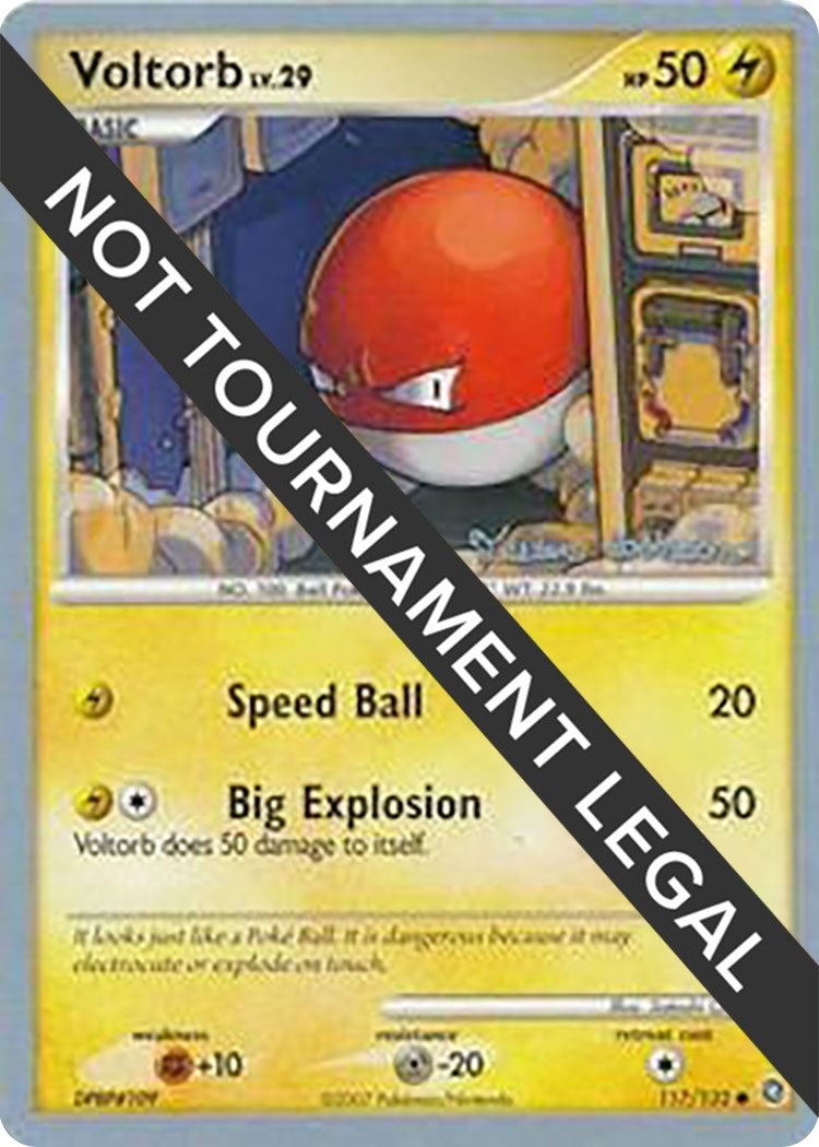Image for Voltorb - 2008 (Tristan Robinson) (117/132) (World Championship Decks) - Pokemon