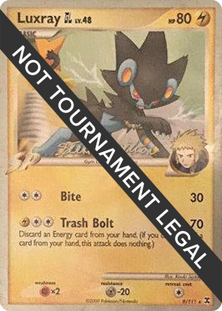 Image for Luxray GL - 2009 (Stephen Silvestro) (9/111) (World Championship Decks) - Pokemon